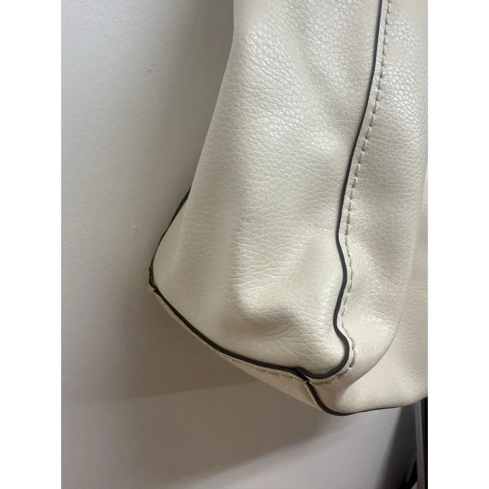 Coach F58660 Soft Chalk Pebble Leather Derby‎ Tote $298 MSRP #12